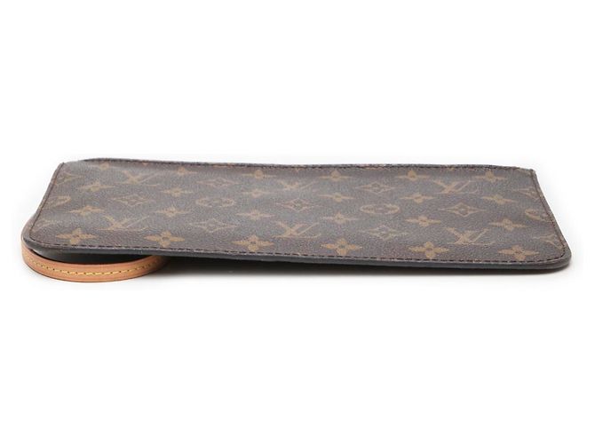 Pouch Louis Vuitton Brown Monogram Neverfull MM Marrone - vista 3