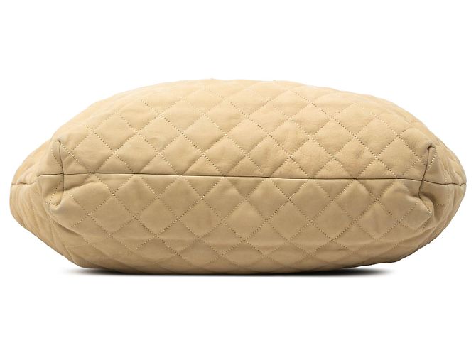 Autre Marque Saint Laurent Beige Maxi Quilted Nubuck Icare Shopping Tote - Ansicht 3