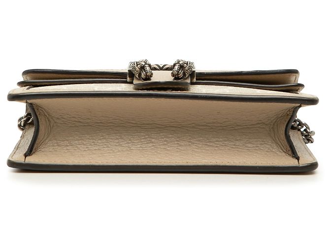 Gucci Mini GG Supreme Dionysus Crossbody Beige - vista 3