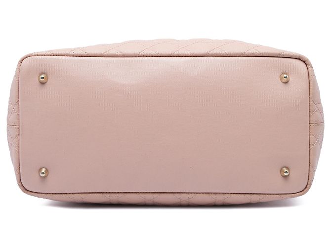 Bolso Dior Panarea Large de lona recubierta Cannage Rosa - vista 3