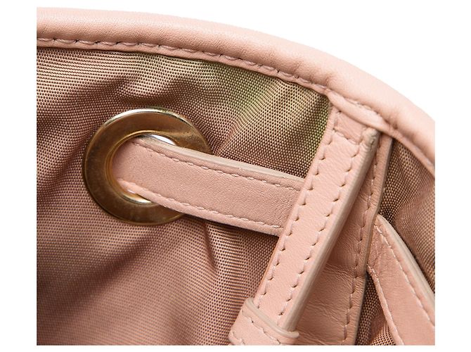 Bolso Dior Panarea Large de lona recubierta Cannage Rosa - vista 6