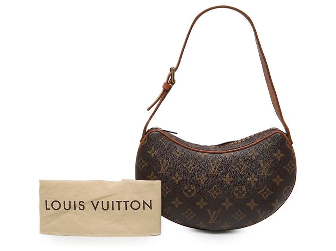 Louis Vuitton Brown Monogram Croissant PM Marrom - vista 6