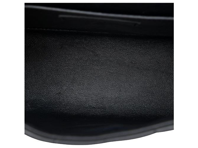 Autre Marque Saint Laurent Vicky Monogram Kettentasche aus schwarzem Lammleder Medium - Ansicht 4