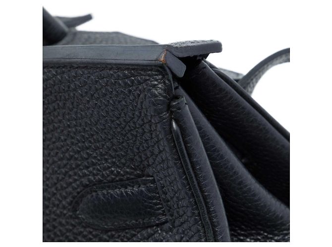 Hermès Black Togo Birkin Retourne 35 Preto - vista 4