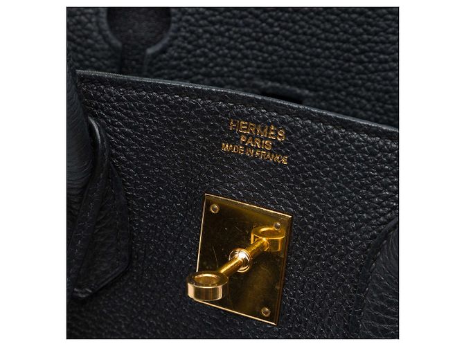 Hermès Black Togo Birkin Retourne 35 Preto - vista 5
