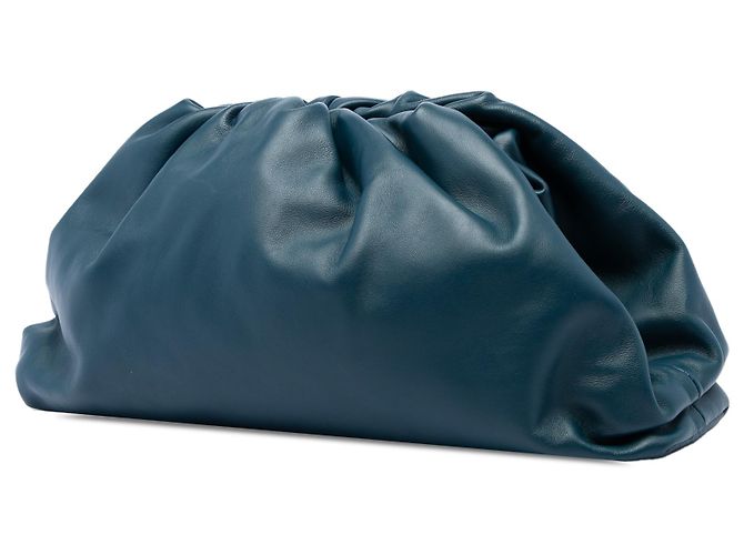 Bottega Veneta Blue Smooth Butter Calf The Pouch - vista 2