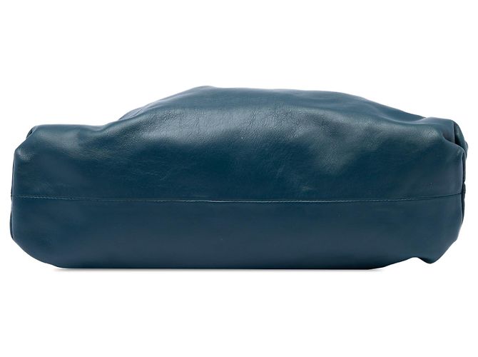 Bottega Veneta Blue Smooth Butter Calf The Pouch - vista 3