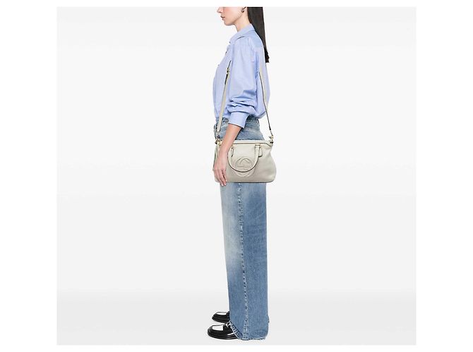 Bolso Soho Working Small de piel de becerro blanco Gucci - vista 5