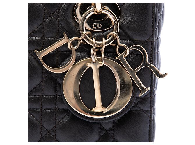 Dior Black Small Lambskin Cannage My ABCDior Lady Dior Schwarz - Ansicht 5