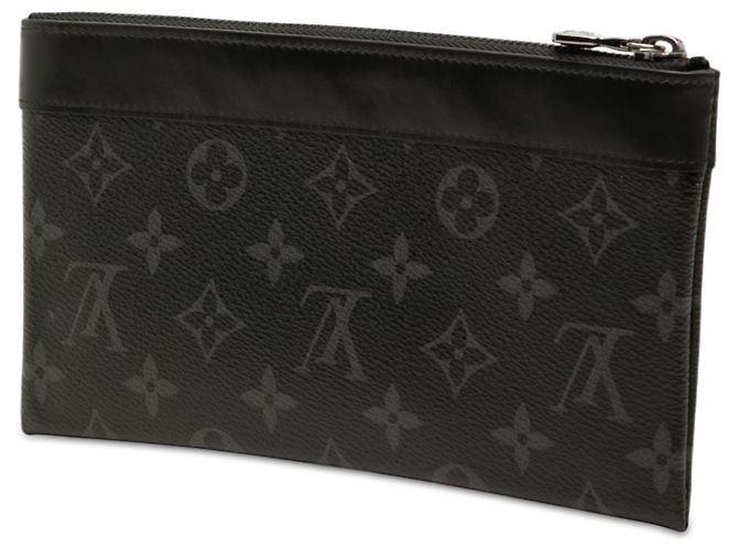 Louis Vuitton Black Monogram Eclipse Pochette Discovery PM Preto - vista 2