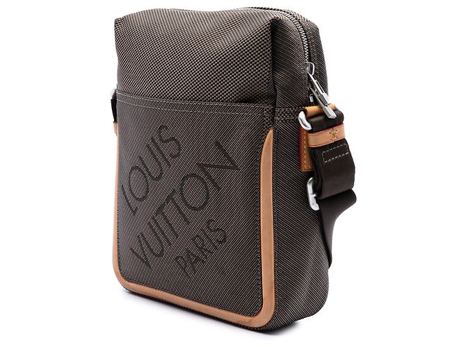 Louis Vuitton Gray Damier Geant Citadin Braun - Ansicht 2