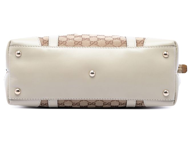 Gucci Lovely Tote aus beigem GG Canvas - Ansicht 3