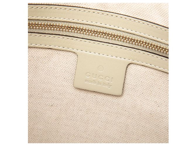 Gucci Lovely Tote aus beigem GG Canvas - Ansicht 5