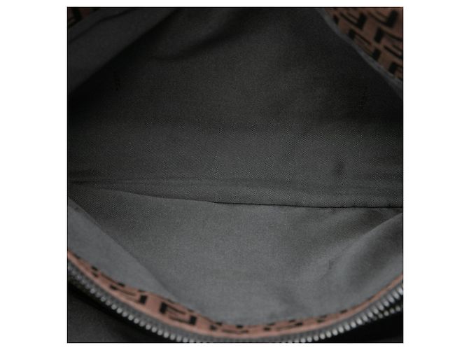 Fendi Zucchino Canvas Tote braun Dunkelbraun - Ansicht 4