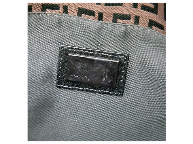 Fendi Zucchino Canvas Tote braun Dunkelbraun - Ansicht 5