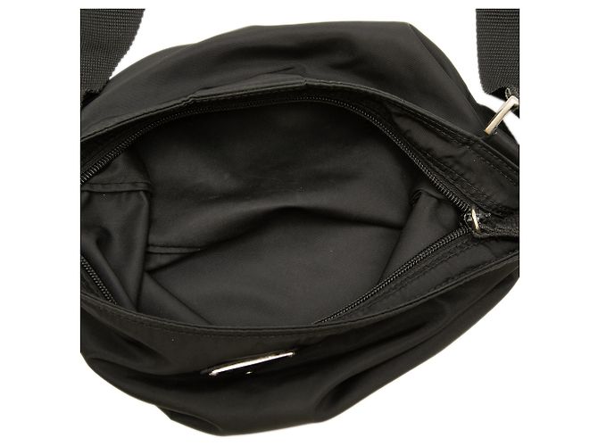 Prada Sac crossbody en Tessuto noir avec fermeture éclair - vue 4
