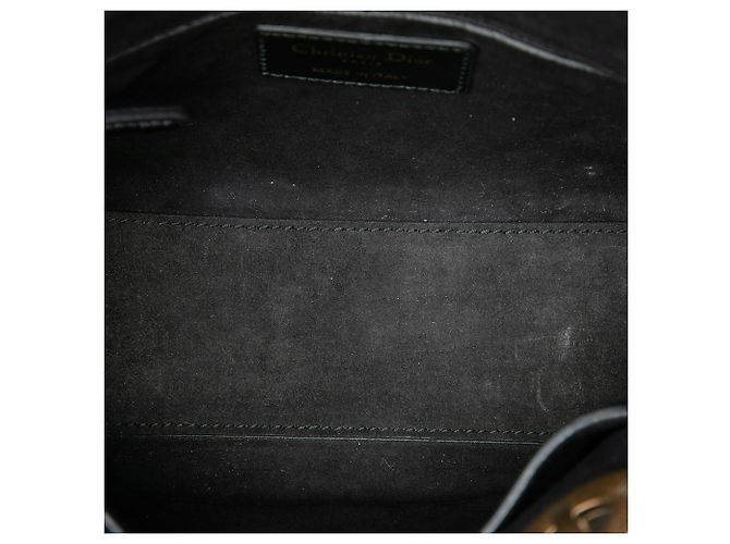 Dior Black Small Crinkled Patent Cannage My ABCDior Lady Dior Schwarz - Ansicht 4