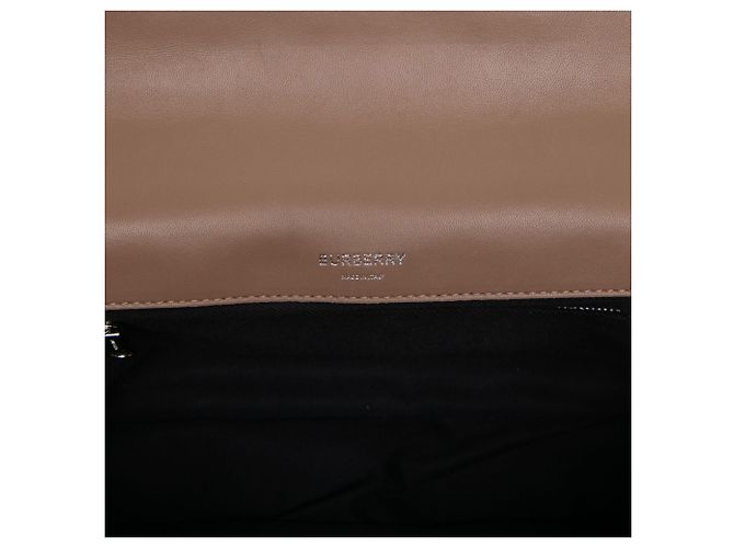 Burberry Brown Medium Quilted Lambskin Lola Crossbody - vista 5