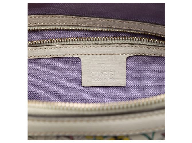 Bolso Gucci Flora Nice Dome Small de piel blanca Blanco - vista 5