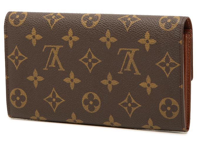 Portafoglio lungo Louis Vuitton Sarah Monogram marrone - vista 2