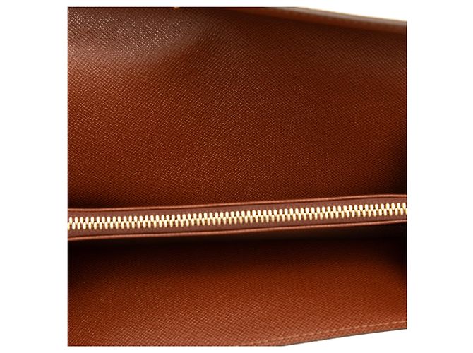 Portafoglio lungo Louis Vuitton Sarah Monogram marrone - vista 4