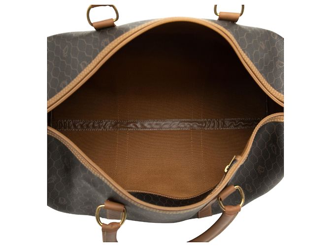 Dior Boston Bag aus beschichtetem Canvas mit schwarzem Wabenmuster - Ansicht 4