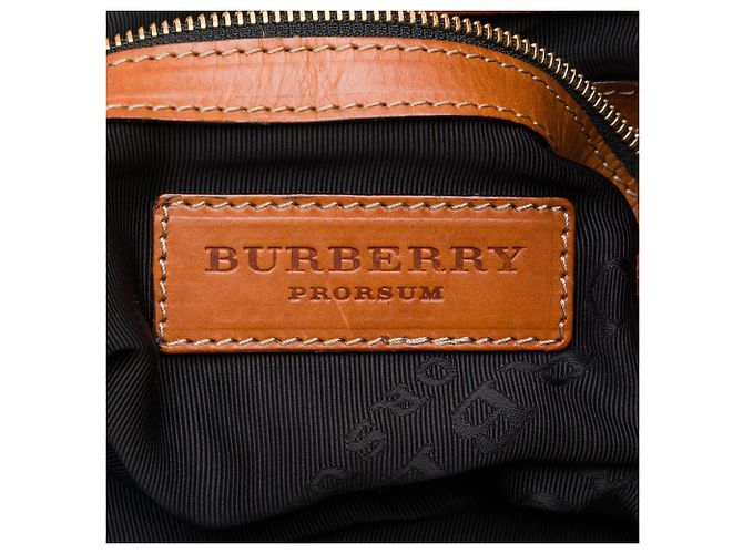 Bolsa Satchel Burberry em lona Mega Check marrom e couro - vista 5