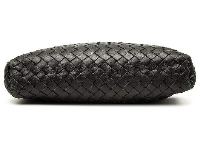 Bottega Veneta Borsa a tracolla Intrecciato in nappa nera - vista 3