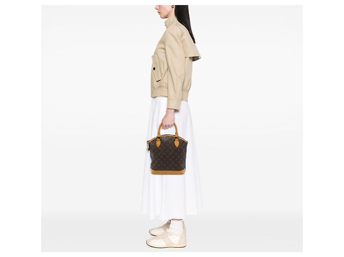 Louis Vuitton Brown Monogram Lockit PM Braun - Ansicht 6