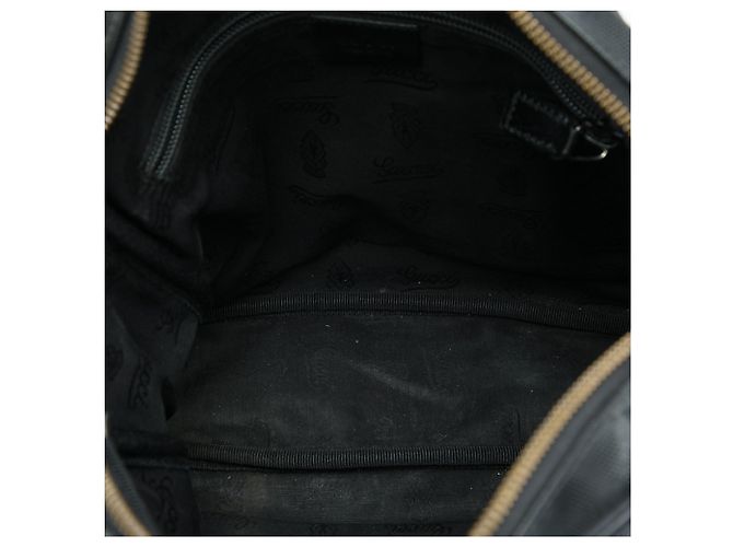 Borsa crossbody Gucci nera con stampa GG Nero - vista 4