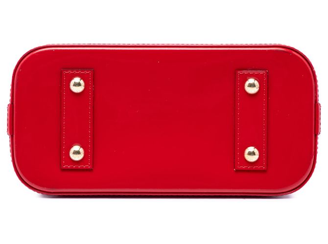 Louis Vuitton Red Monogram Vernis Alma BB Rouge - vue 3