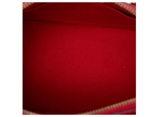 Louis Vuitton Red Monogram Vernis Alma BB Rouge - vue 4