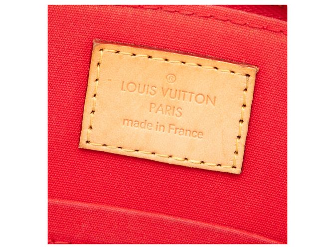Louis Vuitton Red Monogram Vernis Alma BB Rouge - vue 5