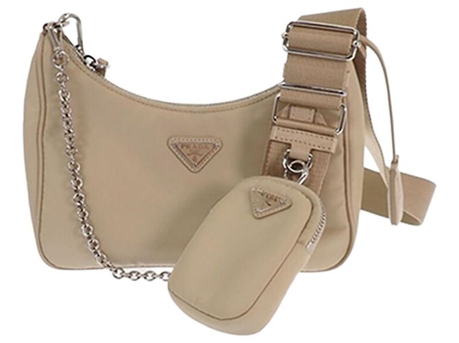 Sac Prada Beige Re Nylon Re Edition 2005 - vue 15