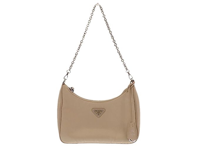 Sac Prada Beige Re Nylon Re Edition 2005 - vue 2
