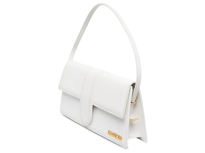 Jacquemus Le Bambino Long en cuir de veau blanc - vue 2