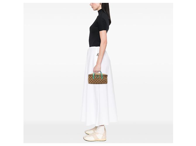Gucci Vanity Bag aus beigem GG Canvas - Ansicht 7