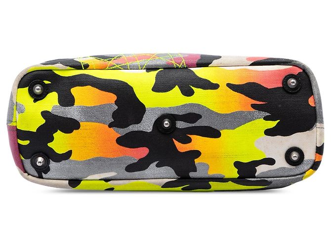 Dior Yellow Anselm Reyle Medium Canvas Camouflage Tote Gelb - Ansicht 3