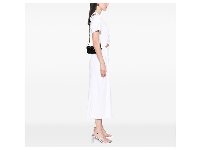 Portacellulare a patta Chanel in pelle d'agnello matelassé nera con catena CC Nero - vista 6
