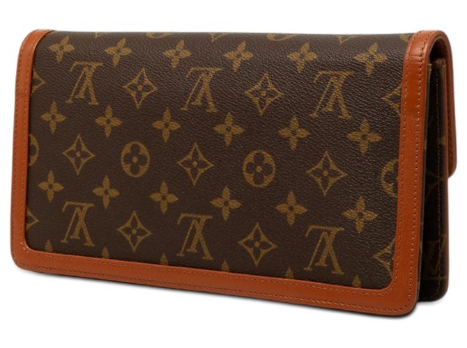 Louis Vuitton Brown Monogram Pochette Dame PM - view 2