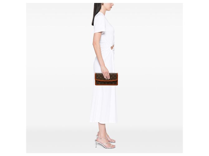 Louis Vuitton Brown Monogram Pochette Dame PM - view 6