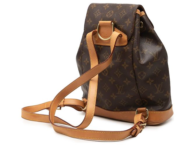 Louis Vuitton Brown Monogram Montsouris MM Castaño - vista 2