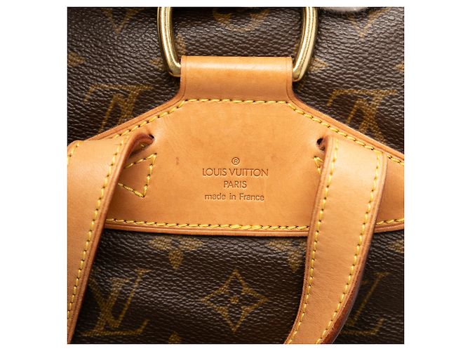 Louis Vuitton Brown Monogram Montsouris MM Castaño - vista 5