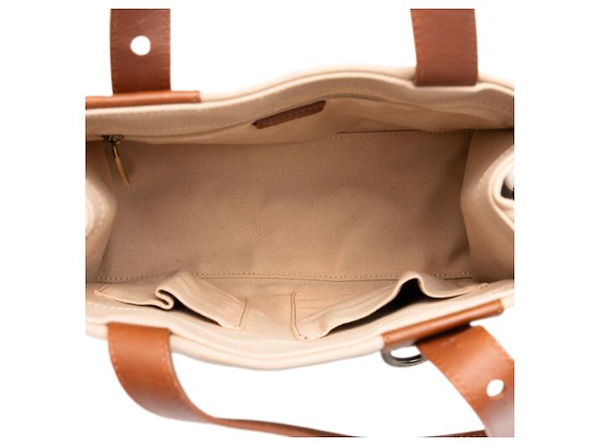 Burberry Beige Canvas Handbag - view 4