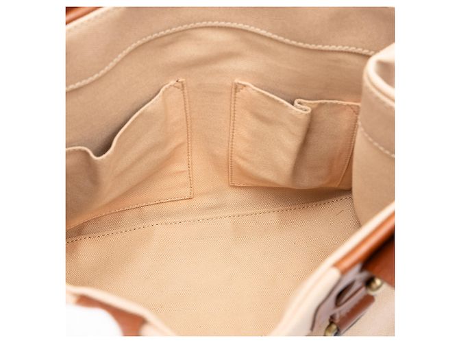 Burberry Beige Canvas Handbag - view 5