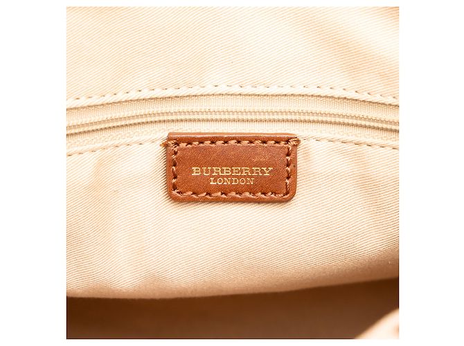 Burberry Beige Canvas Handbag - view 6