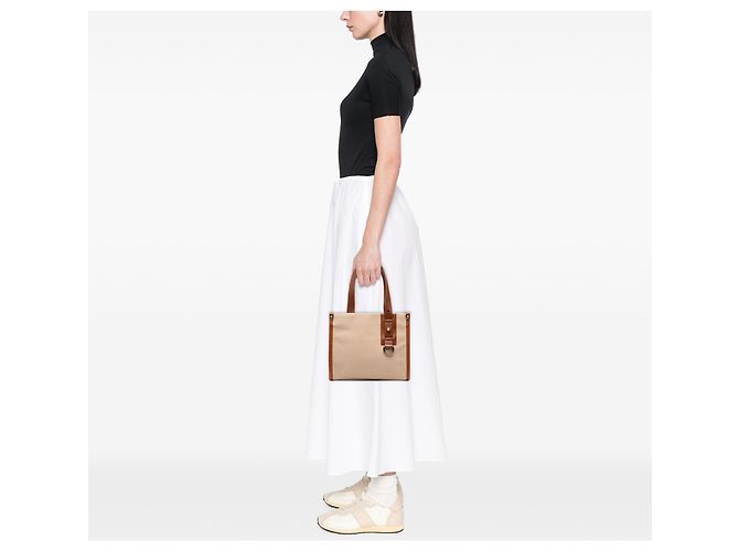 Burberry Beige Canvas Handbag - view 8