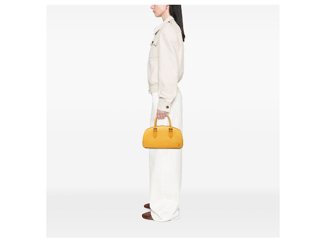 Louis Vuitton Yellow Epi Jasmine Amarillo - vista 8