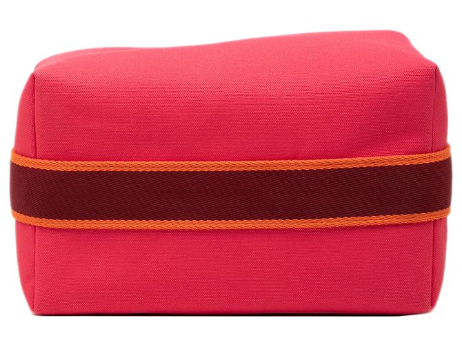 Hermès Pink Large Toile Bride A Brac Case - view 3