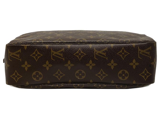 Louis Vuitton Brown Monogram Trousse Toilette 28 Castaño - vista 3